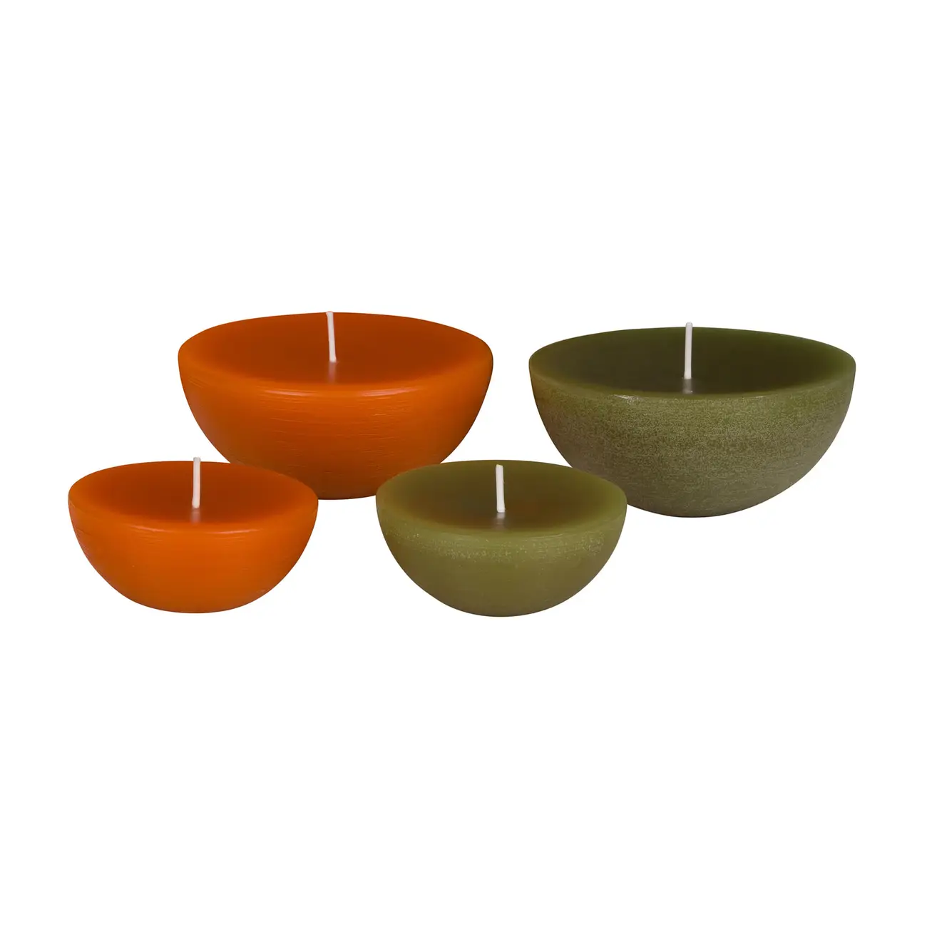 VELA 4 CM X 7 CM COM 2 APOENA - TERRACOTA/MUSGO - Foto 2