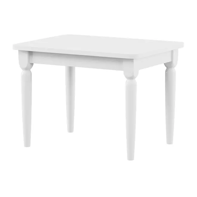 MESA INFANTIL 68 CM X 52 CM COUNTRY - BRANCO - Foto 2