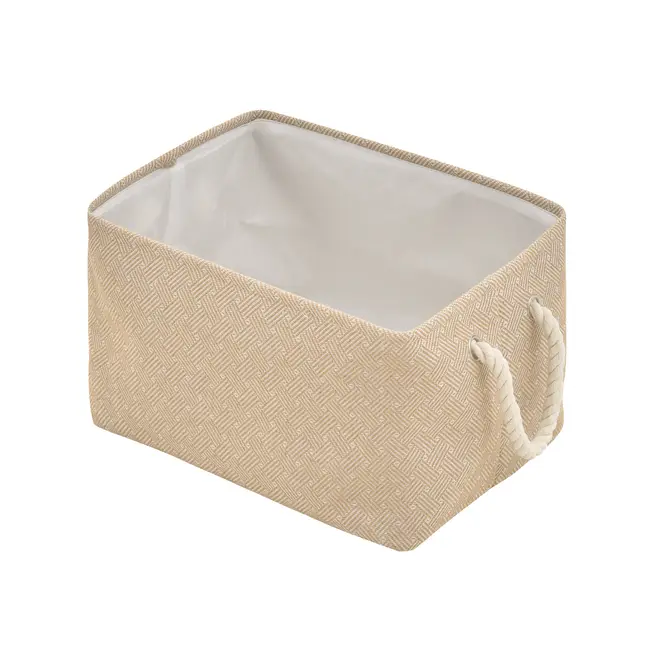CESTO 21 CM X 21 CM X 32 CM TRAIRI - NATURAL/OFF WHITE - Foto 3