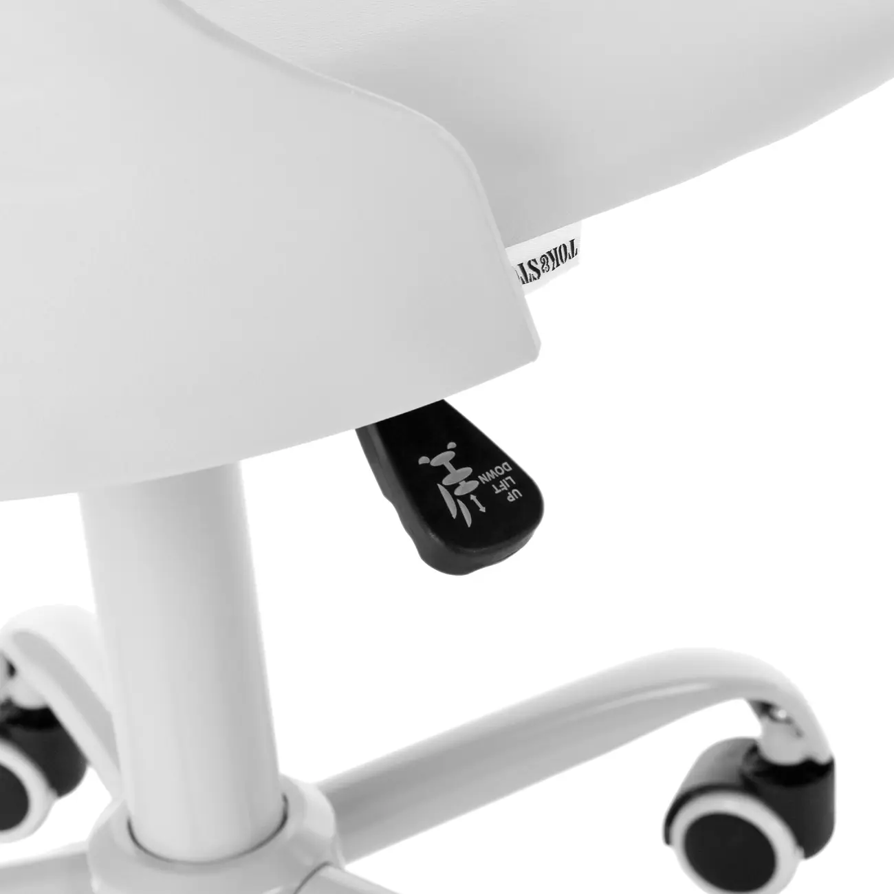 CADEIRA HOME OFFICE TEEN CHICLETE - BRANCO/BRANCO - Foto 7