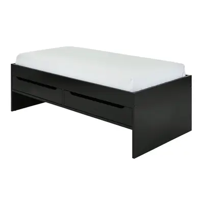 CAMA DE SOLTEIRO ALTA COM 2 GAVETAS 88 CM JOKER