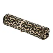 CAMINHO DE MESA 1,35 M X 33 CM MUQUÉM - PRETO/FIBRA CLARA - Foto 3