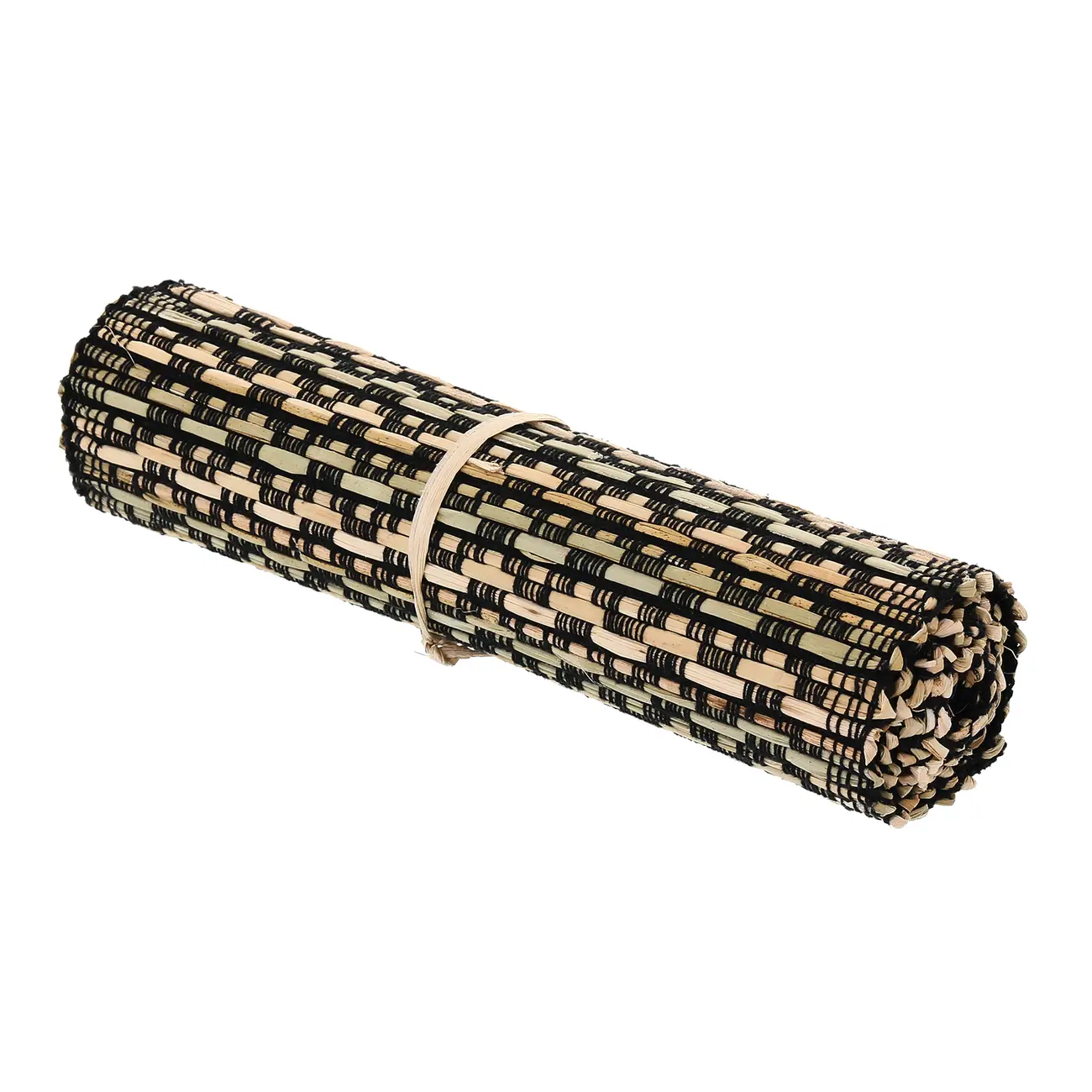 CAMINHO DE MESA 1,35 M X 33 CM MUQUÉM - PRETO/FIBRA CLARA - Foto 3