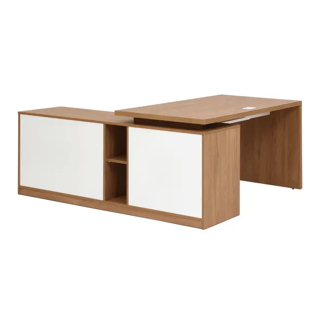 MESA COM BALCÃO 1 PORTA DE CORRER 1,80 M X 1,87 M BOSS - OAK TAMMI/BRANCO - Foto 8