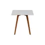 MESA DE JANTAR 1,35 M X 80 CM TAVE SQUARE - NOZES/BRANCO - Foto 3