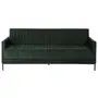 SOFÁ-CAMA 3 LUGARES MARAD - MALAQUITA/PRETO - Foto 2
