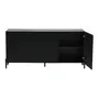 BUFFET 3 PORTAS 1,65 M X 40 CM RIBS - PRETO/PRETO - Foto 2