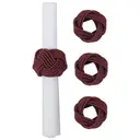 GARNET - ARGOLA PARA GUARDANAPO COM 4 TRESSOIR