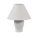 BRANCO/BRANCO - LUMINÁRIA DE MESA NITTA