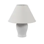 LUMINÁRIA DE MESA NITTA - BRANCO/BRANCO - Foto 1