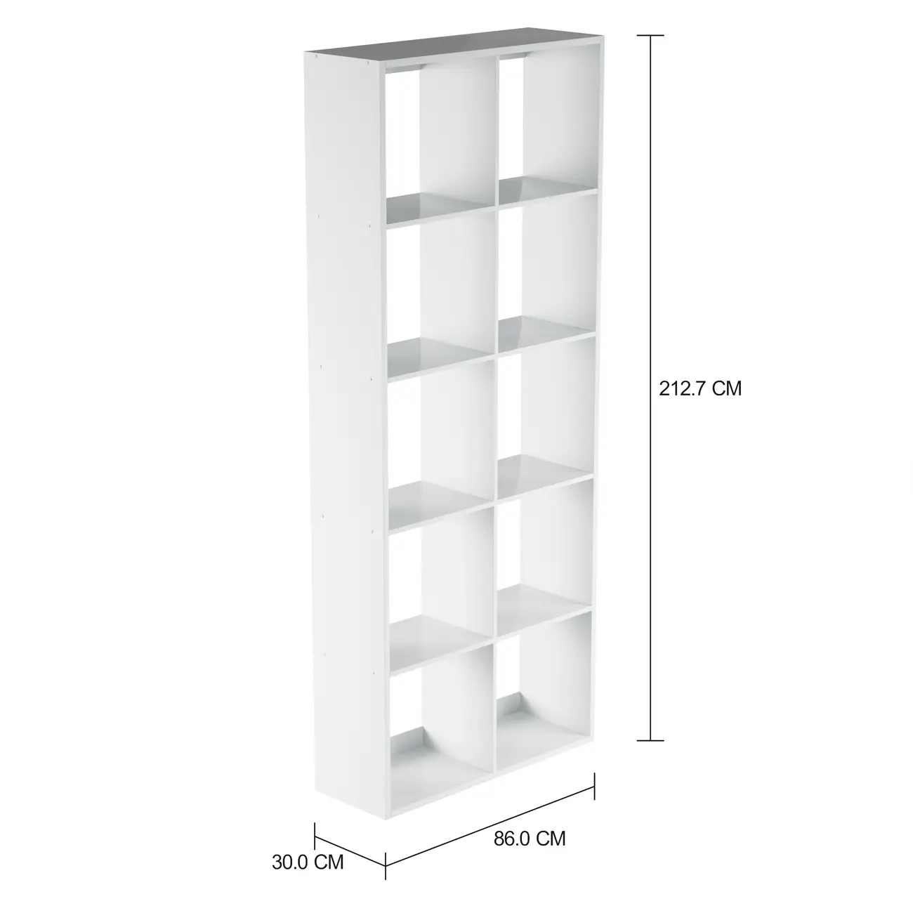 ESTANTE 86 CM X 2,12 M CÉLULA - BRANCO - Foto 2