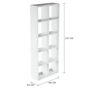 ESTANTE 86 CM X 2,12 M CÉLULA - BRANCO - Foto 2