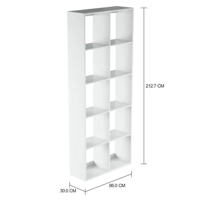 ESTANTE 86 CM X 2,12 M CÉLULA - BRANCO - Foto 2