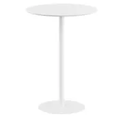 MESA LATERAL REDONDA 42 CM DART FIXY - BRANCO - Foto 1