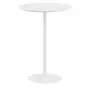 BRANCO - MESA LATERAL REDONDA 42 CM DART FIXY