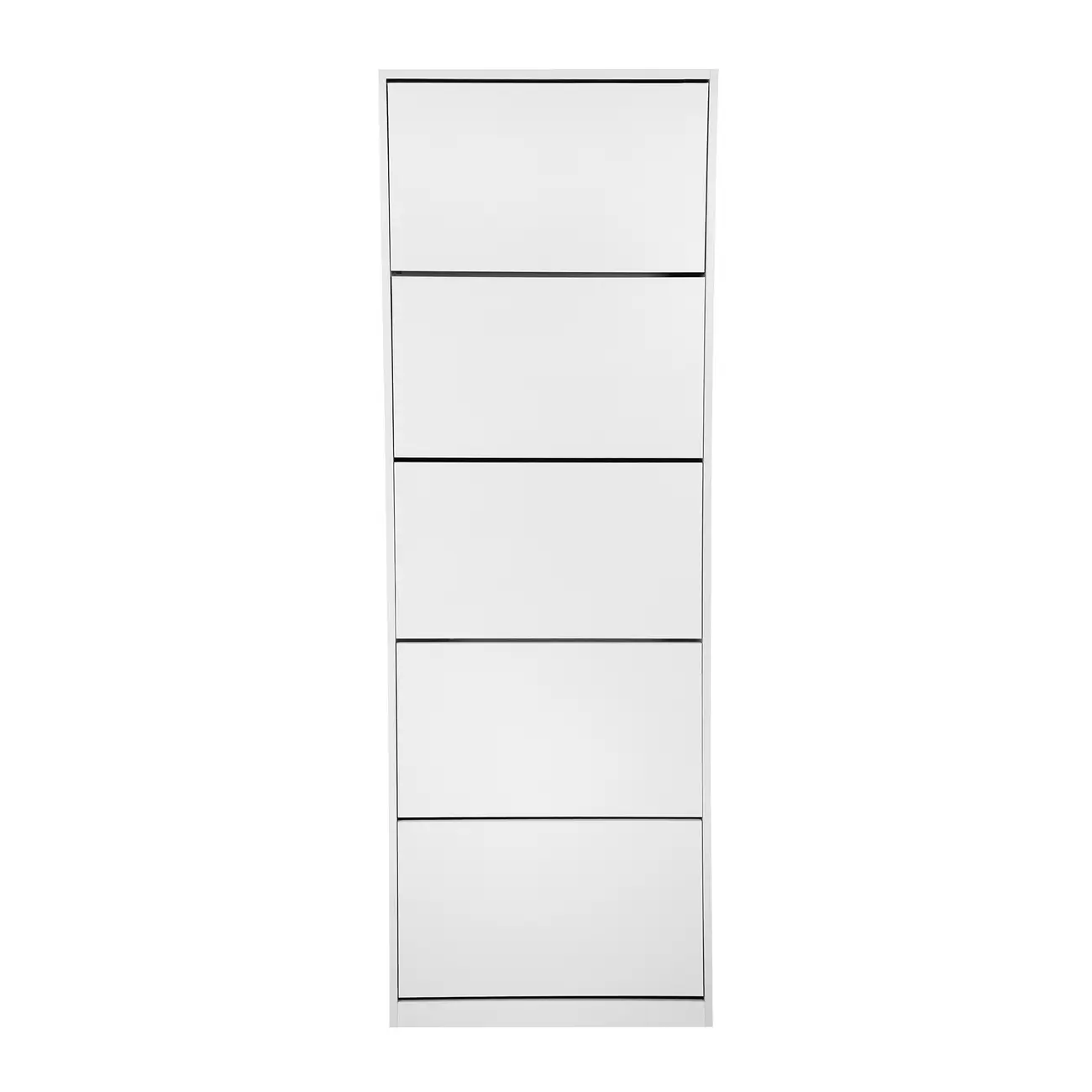 SAPATEIRA PISO/PAREDE 5 PORTAS BASCULANTES FAMILY - BRANCO - Foto 1