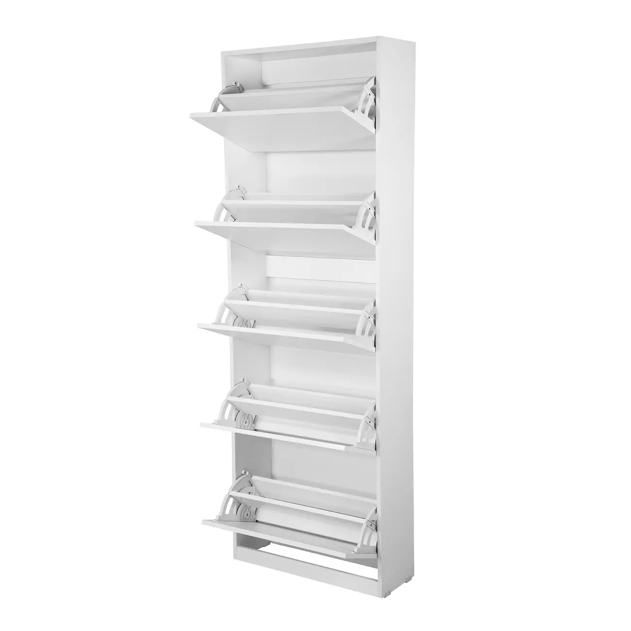SAPATEIRA PISO/PAREDE 5 PORTAS BASCULANTES FAMILY - BRANCO - Foto 4