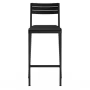 CLEO BANCO ALTO - PRETO/PRETO - Foto 1