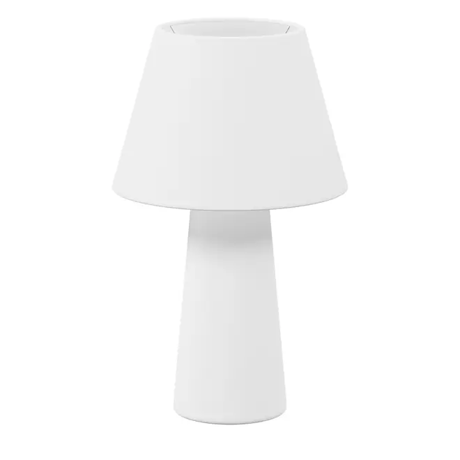 LUMINÁRIA DE MESA VIDA - BRANCO BRILHANTE/BRANCO - Foto 1