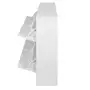 SAPATEIRA HORIZONTAL PISO/PAREDE 4 PORTAS BASCULANTES FAMILY - BRANCO - Foto 4