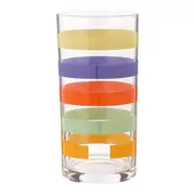 COPO LONG DRINK 300 ML LISTRIX WIDE - INCOLOR/MULTICOR - Foto 2