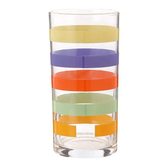 COPO LONG DRINK 300 ML LISTRIX WIDE - INCOLOR/MULTICOR - Foto 2