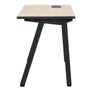 MESA 1,20 M X 60 CM COM CAIXA PARA CONECTIVIDADE ALETA - KONKRET/OAK TAMMI - Foto 4