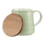 CANECA COM TAMPA 325 ML LINJER - SÁLVIA/BRANCO - Foto 5