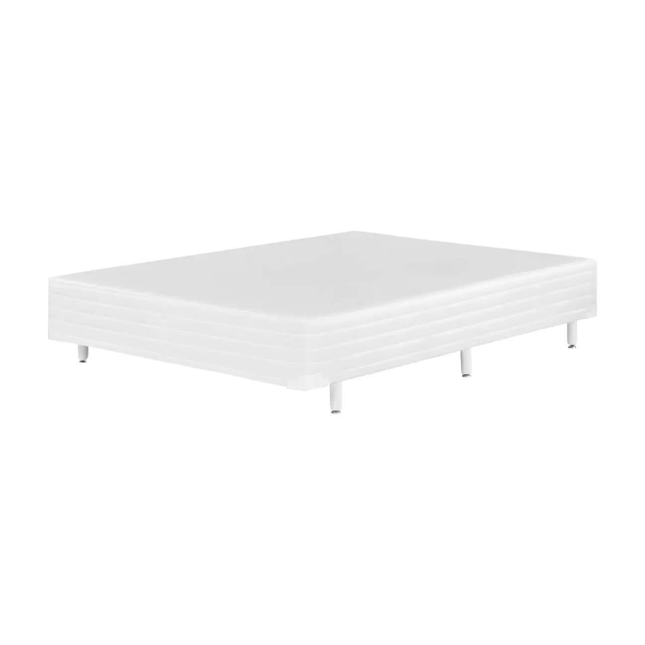 BASE PARA CAMA BOX CASAL 1,38 M X 1,88 M MAX - BRANCO - Foto 1