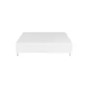 BASE PARA CAMA BOX CASAL 1,38 M X 1,88 M MAX - BRANCO - Foto 2