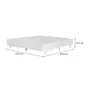 BASE PARA CAMA BOX KING 1,93 M X 2,03 M MAX - BRANCO - Foto 5