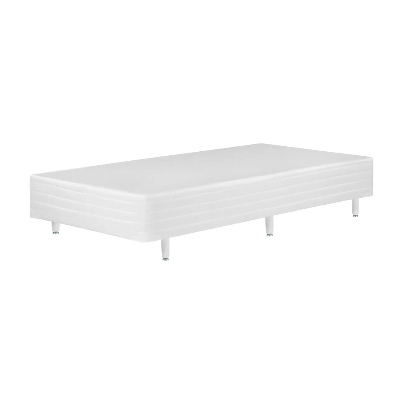 BASE PARA CAMA BOX SOLTEIRO 98 CM X 1,98 M MAX - BRANCO - Foto 1