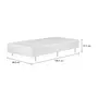 BASE PARA CAMA BOX SOLTEIRO 98 CM X 1,98 M MAX - BRANCO - Foto 5