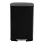 LIXEIRA COM PEDAL 50 L CHANDLER - PRETO/INOX - Foto 4