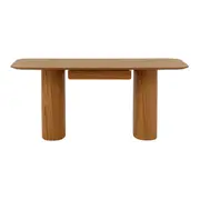 MESA DE ESCRITÓRIO 1 GAVETA 1,70 M X 72 CM ALLURE - FREIJÓ/FREIJÓ - Foto 1