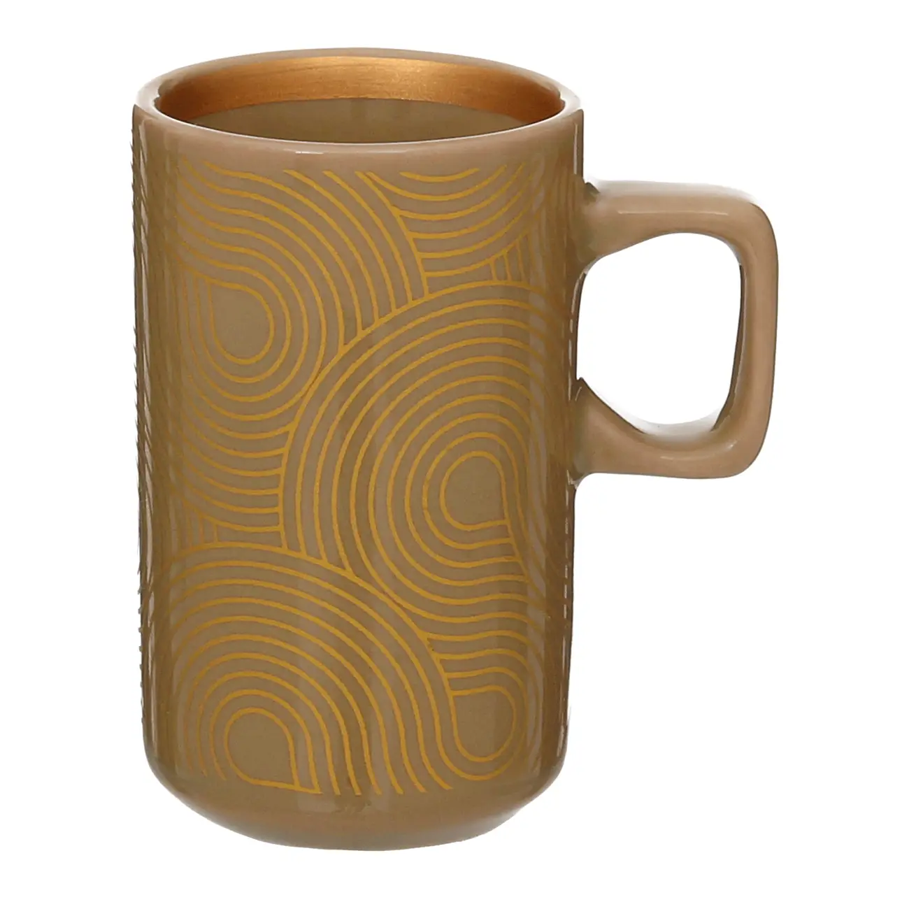 CANECA 80 ML KARESANSUI ZEN - AREIA/DOURADO - Foto 1