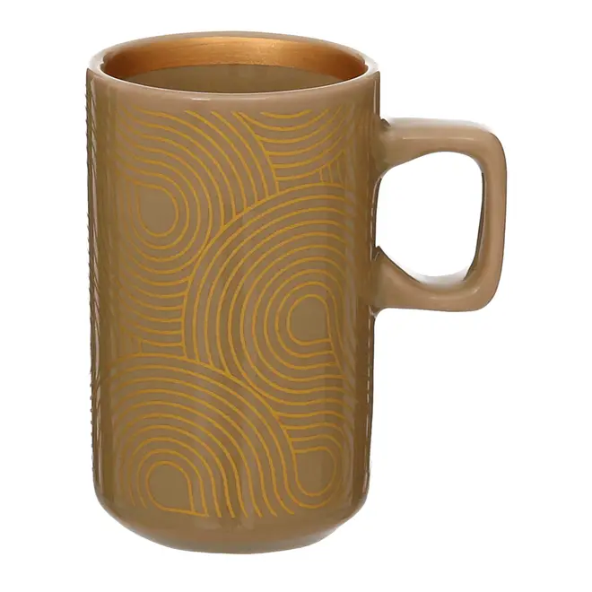 CANECA 80 ML KARESANSUI ZEN - AREIA/DOURADO - Foto 1