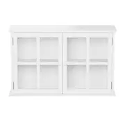 NICHO 2 PORTAS 54 CM X 84 CM X 32 CM ESTÂNCIA - BRANCO/INCOLOR - Foto 1