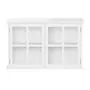 NICHO 2 PORTAS 54 CM X 84 CM X 32 CM ESTÂNCIA - BRANCO/INCOLOR - Foto 1