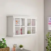 NICHO 2 PORTAS 54 CM X 84 CM X 32 CM ESTÂNCIA - BRANCO/INCOLOR - Foto 5