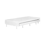 BASE PARA CAMA BOX SOLTEIRO 98 CM X 1,98 M COM CAMA INFERIOR MAX - BRANCO - Foto 1