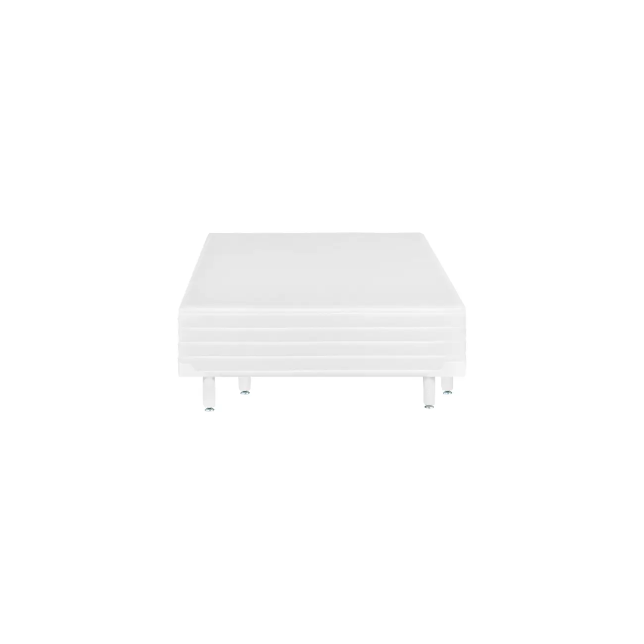 BASE PARA CAMA BOX SOLTEIRO 98 CM X 1,98 M COM CAMA INFERIOR MAX - BRANCO - Foto 4
