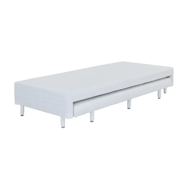 BASE PARA CAMA BOX SOLTEIRO 88 CM X 1,88 M COM CAMA INFERIOR MAX - BRANCO - Foto 1