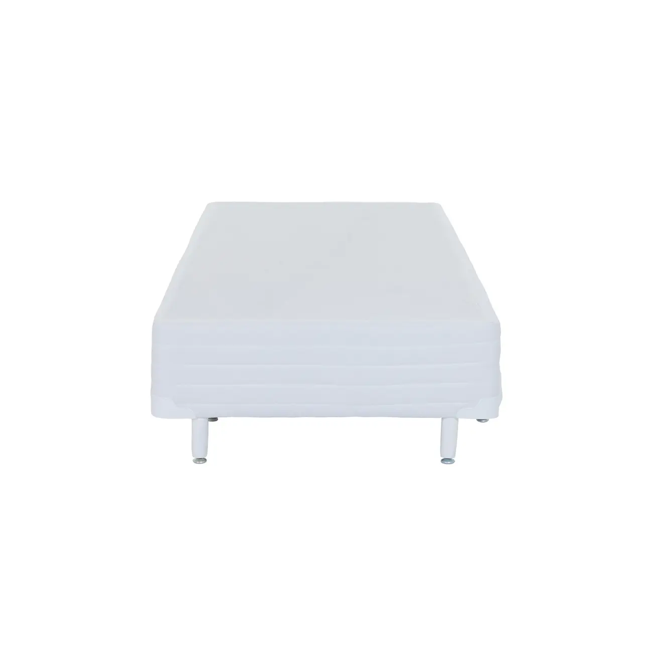 BASE PARA CAMA BOX SOLTEIRO 88 CM X 1,88 M COM CAMA INFERIOR MAX - BRANCO - Foto 2