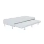 BASE PARA CAMA BOX SOLTEIRO 88 CM X 1,88 M COM CAMA INFERIOR MAX - BRANCO - Foto 4