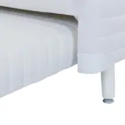 BASE PARA CAMA BOX SOLTEIRO 88 CM X 1,88 M COM CAMA INFERIOR MAX - BRANCO - Foto 5
