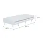 BASE PARA CAMA BOX SOLTEIRO 88 CM X 1,88 M COM CAMA INFERIOR MAX - BRANCO - Foto 6