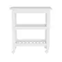 BRANCO/BRANCO - CARRINHO 1 GAVETA 73 CM X 42 CM MEET COMPAC