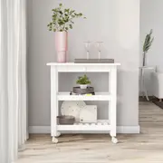 CARRINHO 1 GAVETA 73 CM X 42 CM MEET COMPAC - BRANCO/BRANCO - Foto 5