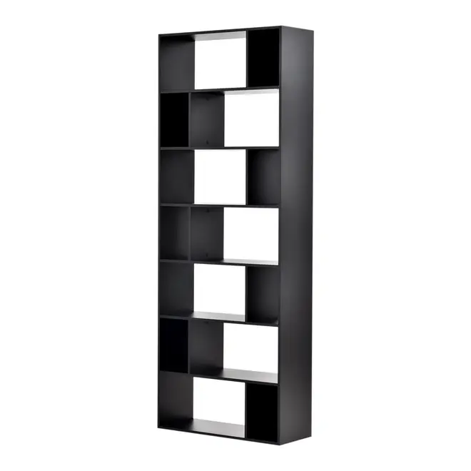 ESTANTE/DIVISÓRIA 80 CM X 2,12 M BLOCK - PRETO - Foto 4
